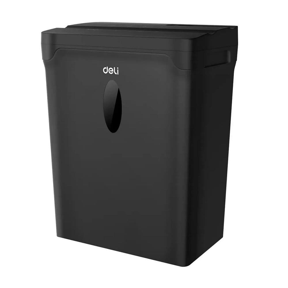 Уничтожитель бумаги (шредер) Deli ET015, Черный, 5 Листов, 12л. 