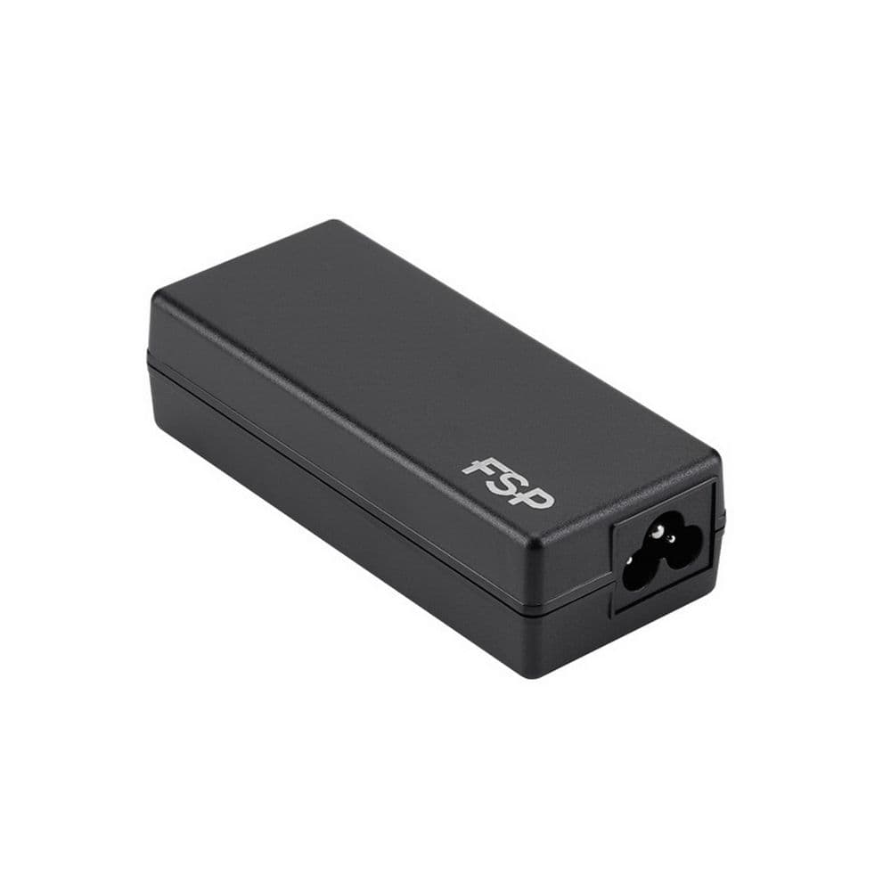 Адаптер питания FSP NB PRO 65 (FSP065-RBBN3) AC-DC 65W Adapter, Вход C6 (для ноутбучного кабеля), Кабель 1500мм, Выход 19V, в комплекте 9 переходников. RETAIL