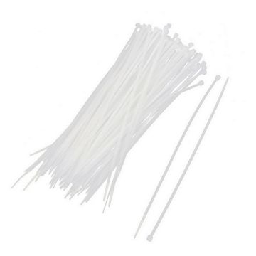 Аксессуары к шкафам и стойкам Hyperline WRline WR-SHN-25-125W Стяжка-хомут 2.5х150мм, кабельная нейлоновая неразъемная, полиамид 6.6, цвет белый (100шт)