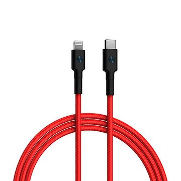 USB-кабель ZMI AL875 USB Type-c to Lightning PP braided Cable 1.5m red (ZMKAL875CNRD)
 