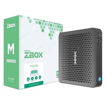 Платформа ПК ZOTAC-ZBOX-MI648,Barebone, Intel i5-1340P, 2x DDR5-5200/4800 SODIMM, M.2 SSD SLOT, 2x GLAN, WIFI, BT