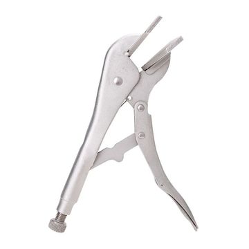 Зажимные клещи с плоскими губками Deli DL20016 250мм, регулировочный винт