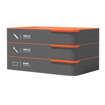 Набор ручного инструмента Deli "Home Series Gray" Deli H1001-ADE  15 предметов