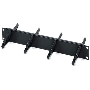 Кабельный организатор с пластиковыми кольцами Hyperline CM-2U-PL-DBL , двухсторонний, 19", 2U 