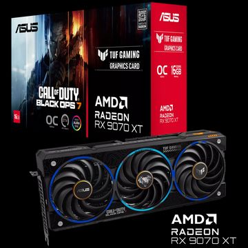 Видеокарта ASUS RX9070XT TUF GAMING COD BO7 SPECIAL EDITION OC 16GB GDDR6 256bit 3xDP HDMI 3FAN RTL (TUF-RX9070XT-O16G-COD-BO7)