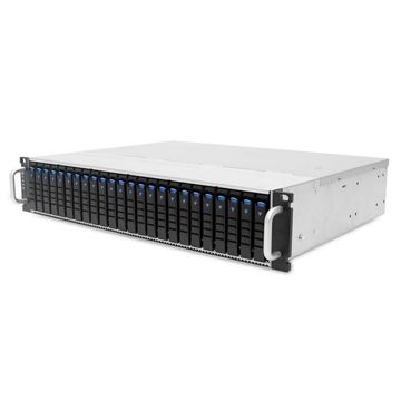 Корпус AIC XJ1-20246-02 2U 24x 2.5" hot-swap bays, hot-swap JBOD with dual SAS 12G expander controller, dual BMC, tool-less HDD tray, 550W 1+1 hot-swap redundant 80+ platinum, tool-less rail kit 35X s